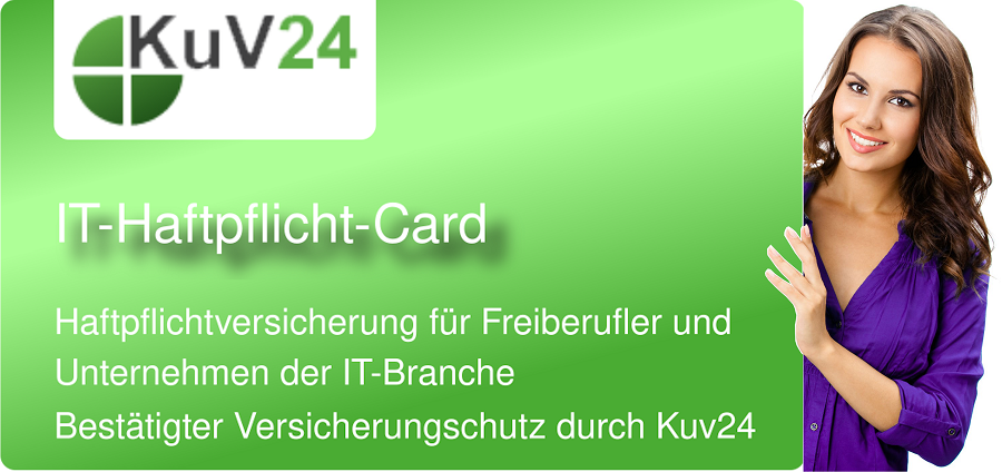 Banner KuV24 IT-Haftpflicht-Card