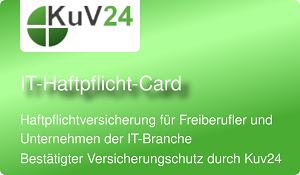 KuV24 IT-Haftpflicht-Card