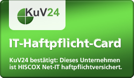 KuV24 - IT-Haftpflicht-Card - Klicken Sie hier um diese Versicherung jetzt zu validieren